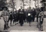 Church Opening 1963 - Revd and Mrs Day and guard of honour